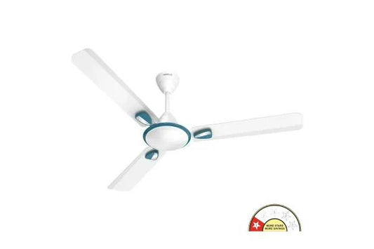 Havells Exter Decorative Ceiling Fan 1200mm Elegant White | Copper Motor with Premium Decorative Finish