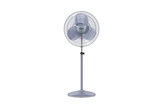 Havells Windstorm Ultra Oxy Pedestal Fan 500mm Grey | WideVolt Motor with Smooth Oscillation