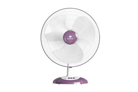 Havells Swing LX HS Table Fan 400mm Purple | High Speed Copper Motor Cooling