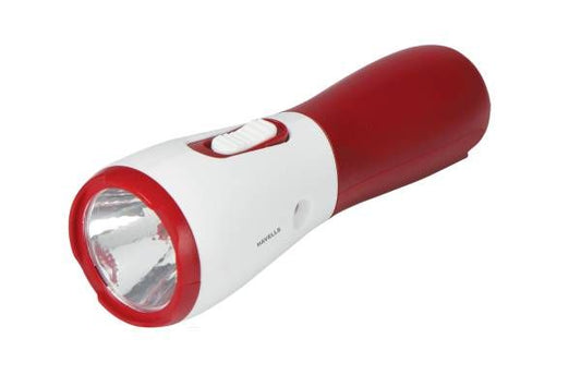 Havells LTS Pathfinder Rechargeable LED Torch 0.5W with 500mAh Battery and Strong Dim Modes