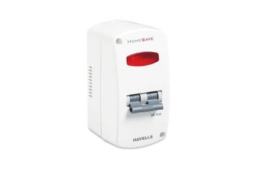 Havells Home Safe Mini MCB with Enclosure 32A Double Pole DHMPCDPA032 | Residential & Commercial Circuit Protection