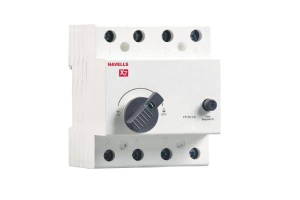 Havells X7 RCCB FP 100mA 40A DHRYCRFF100040 | Four Pole Leakage Current Protection