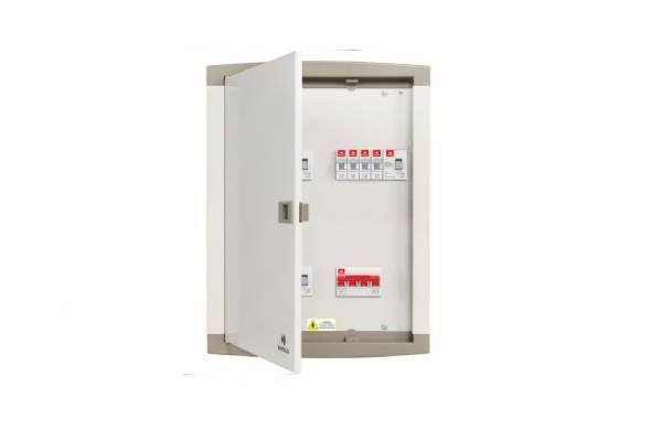 Havells Per Phase Isolation Horizontal DB 2+6 Way DHDNTHPDRW06 | QVE Series Double Door Distribution Board