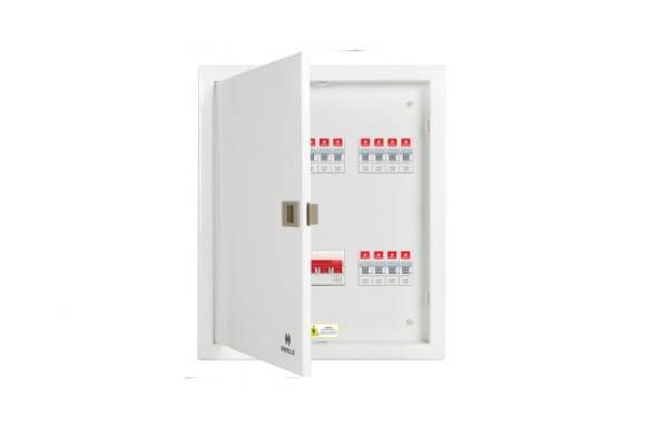 Havells Phase Selector Horizontal 4 Quadrant DB 4 Way 63A DHDSCHDRZ04063 | Manual TPN Distribution Board