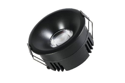 Havells Crysta Deco COB Spotlight 12W 4000K Matt Black | Recessed Natural Daylight COB Light