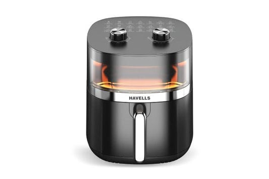 Havells Prolife Stellar Chef Air Fryer GHCAFSSK150 1500W | 5.5L Pan with See-Through Window