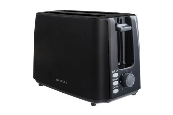 Havells Crisp Plus 2 Slice Pop-Up Toaster GHCPTSIK075 750W | 7 Heat Settings with Crumb Tray
