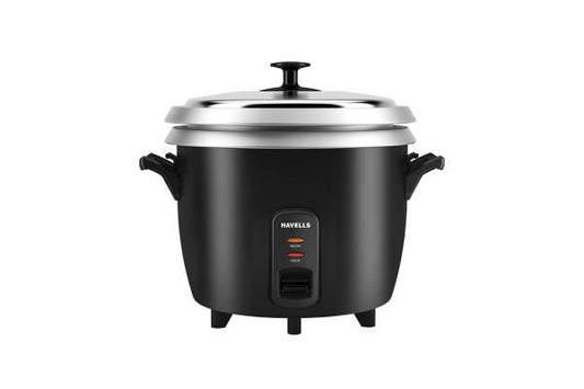 Havells Riso Double Bowl Electric Cooker GHCRCDCK070 1.8L 700W | Keep Warm Function with 2 Bowls