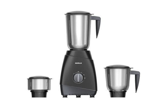 Havells Capture Mixer Grinder GHFMGDEK050 500W | 3 Jar Mixer Grinder with SS304 Blades