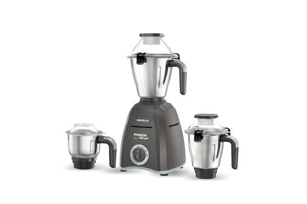 Havells Power Hunk Mixer Grinder GHFMGDPK080-c 800W 4 Jar | 21000 RPM with 304 Stainless Steel Blades