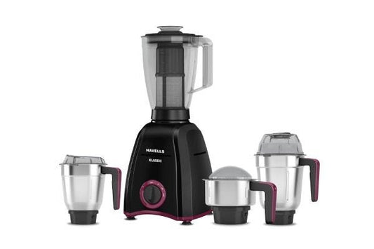Havells Klassic Mixer Grinder GHFMGDVK075 750W | 4 Jar Mixer Grinder with SS304 Blades