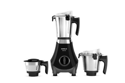Havells Grace Plus BLDC Mixer Grinder GHFMGFEK080 800W | 3 Jar Mixer Grinder with SS304 Blades