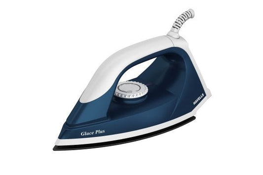 Havells Glace Plus Dry Iron GHGDIBUB100 1000W | Non-Stick Soleplate with 1.7m Cord