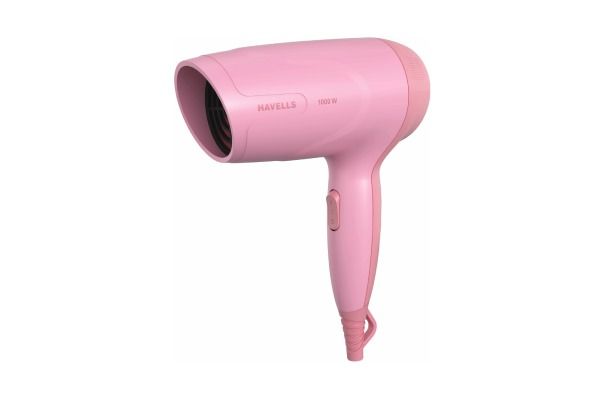 Havells HD1700 Hair Dryer 1000W Peach | Compact Fast Drying Hair Styling Dryer