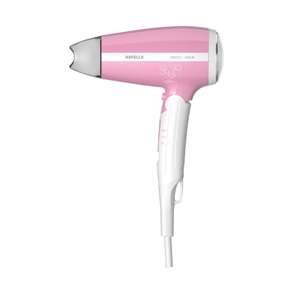 Havells HD3152 Hair Dryer 1200W Pink | Quick Drying with Focused Styling Airflow