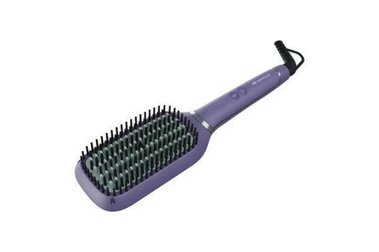 Havells HS4201 Keratin Hair Straightening Brush 60mm x 120mm | Smooth & Shiny Hair Styling