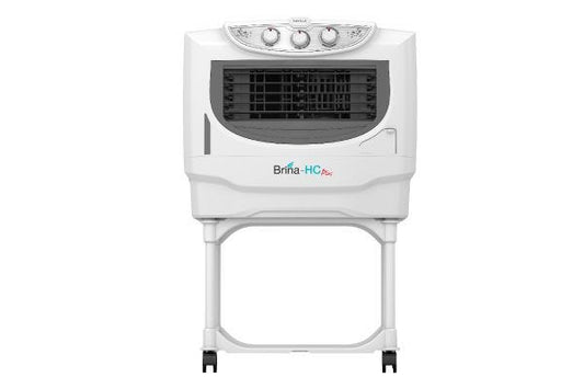 Havells Brina Plus HC Window Air Cooler GHRACCDE0201C 50L | Honeycomb Pads with Auto Drain & Trolley