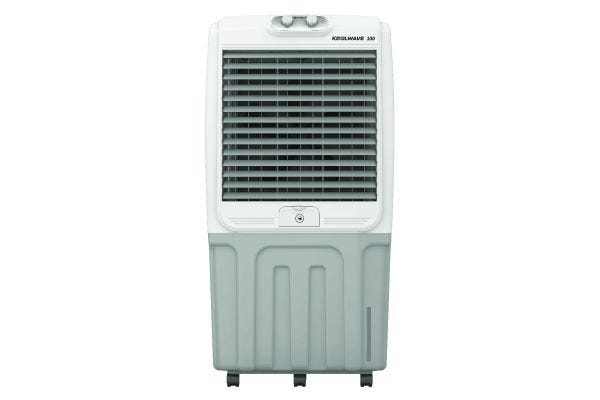 Havells KoolWave Desert Air Cooler GHRACCJE185 100L White Grey | Honeycomb Pads with Collapsible Louvers