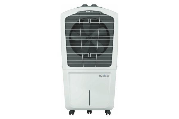 Havells KoolStorm Desert Air Cooler GHRACCLE065 65L White Grey | Chill Drip Technology with Honeycomb Pads