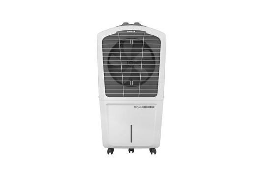 Havells KoolStorm Desert Air Cooler GHRACCLW080 80L White Grey | Dual Flow Technology with Chill Drip Honeycomb Pads