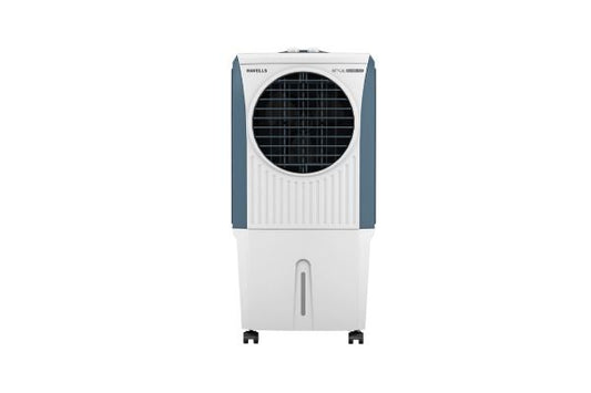 Havells KoolBlink Personal Air Cooler GHRACECE050 52L White Grey | Dual Flow Technology with Aerodynamic Blades