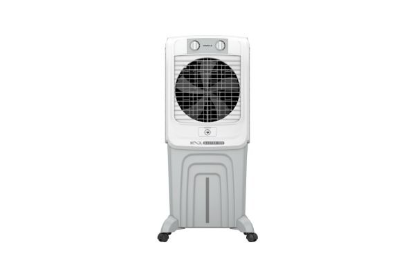 Havells KoolMaster Desert Air Cooler GHRACEUE0105 105L White Grey | Dual Flow Technology with Honeycomb Pads