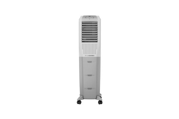 Havells KoolXpress-i Tower Air Cooler GHRACEVE55 55L White Grey | Remote Control with Dual Flow Technology