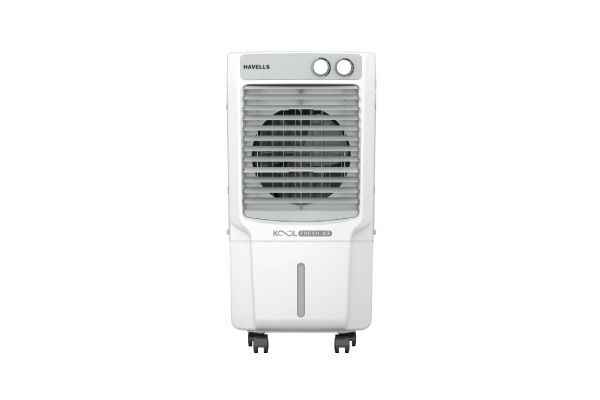 Havells KoolFresh Personal Air Cooler GHRACFCE043 43L White Grey | Ice Chamber with Dual Flow Technology