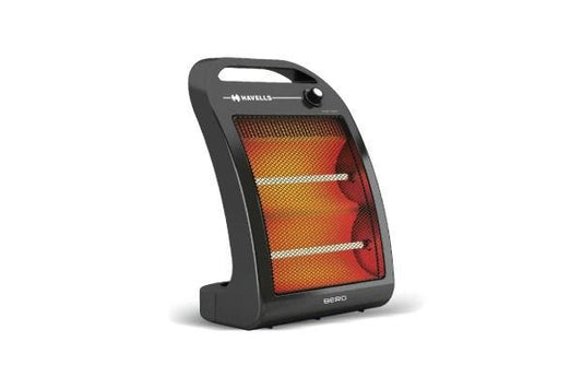 Havells Bero Quartz Room Heater GHRGHAHK080 800W | 2 Quartz Tubes with Tip-Over Safety