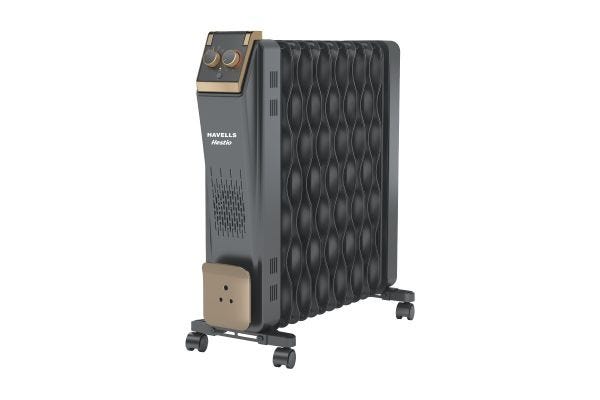 Havells Hestio 13 Wave Fins Oil Filled Room Heater GHROFCLK290 2900W | Dual Heating Tech with PTC Heater