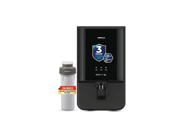 Havells Aquas Pro 3X RO+UV Water Purifier GHWRAPF025 7L | 7 Stage Purification with 3 Year Filter Warranty