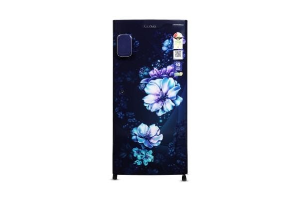 Lloyd 178 L Direct Cool Refrigerator 2 Star Cherry Blossom Blue | ViruzSafe Hygienic Cooling
