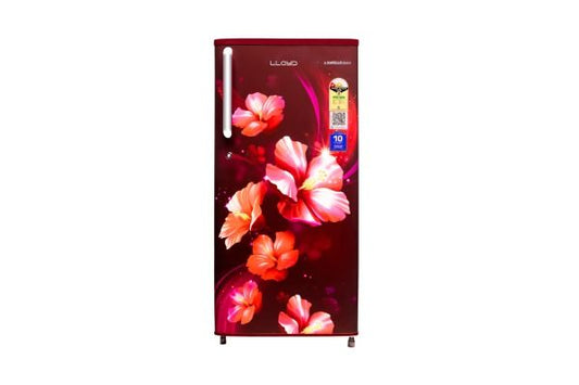 Lloyd 188 L Direct Cool Refrigerator 1 Star Iris Wine | Low Noise Cooling Performance