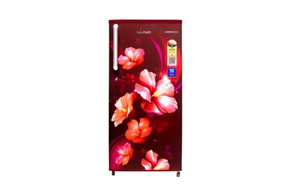 Lloyd 188 L Direct Cool Refrigerator 1 Star Iris Wine | Low Noise Cooling Performance