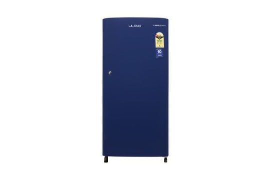 Lloyd 188 L Direct Cool Refrigerator 1 Star Royal Blue | Low Noise Cooling Performance