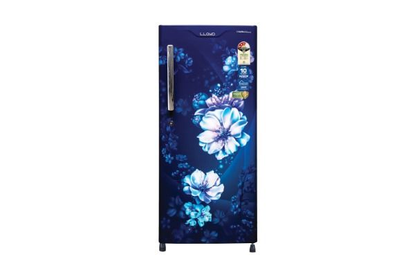 Lloyd 188 L Direct Cool Refrigerator 3 Star Cherry Blossom Blue | Rapid Freeze Cooling
