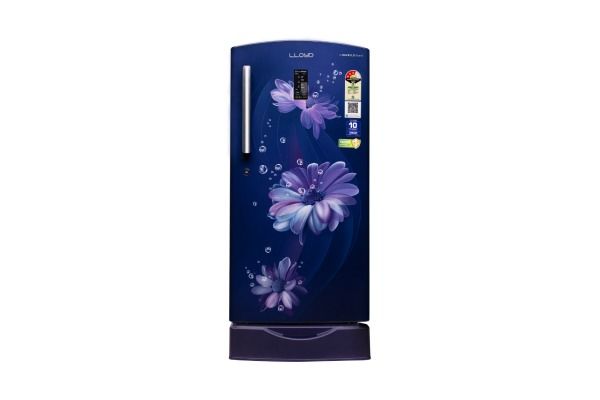 Lloyd 195 L Direct Cool Refrigerator 3 Star Daisy Blue | Auto Defrost with Rapid Freeze Technology