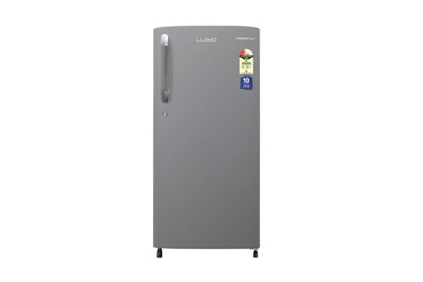 Lloyd 215 L Direct Cool Refrigerator 2 Star Stainless Steel | Low Noise Cooling with Quick Chill Zone