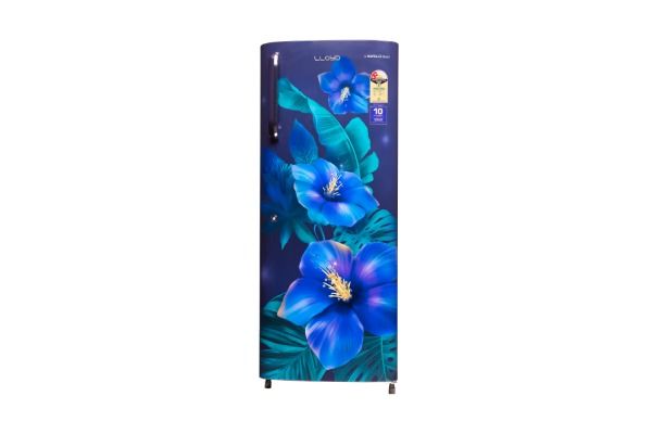 Lloyd 215 L Direct Cool Refrigerator 2 Star Tropicana Blue | Quick Chilling with Low Noise Cooling