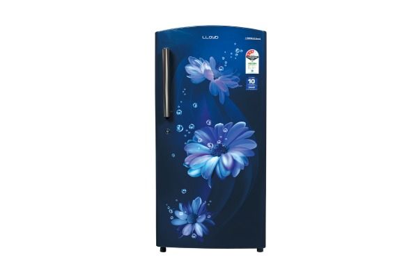 Lloyd 216 L Direct Cool Refrigerator 3 Star Daisy Blue | Rapid Freeze with ViruzSafe Protection