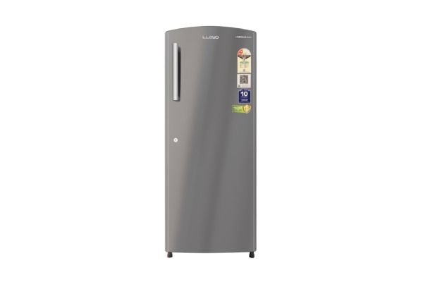 Lloyd 240 L Direct Cool Refrigerator 2 Star Graphite Inox | Rapid Freeze with ViruzSafe Protection