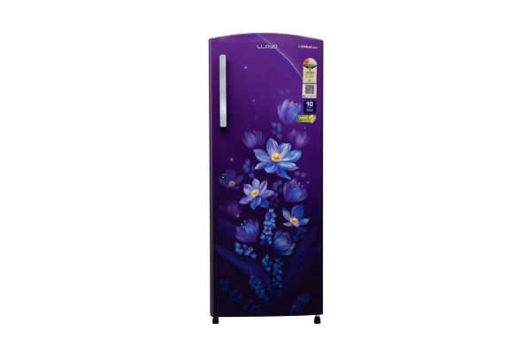Lloyd 240 L Direct Cool Refrigerator 2 Star Ornate Purple | Rapid Freeze with ViruzSafe Protection