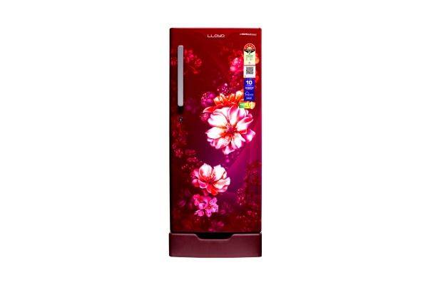 Lloyd 188 L Direct Cool Refrigerator 5 Star Cherry Blossom Wine | Inverter Compressor Fast Cooling