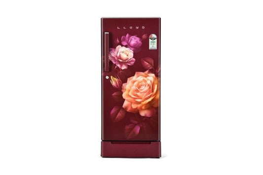 Lloyd Icecool Series 175 L Direct Cool Refrigerator 2 Star Fluerish Wine | Fast Cooling with Flexible Storage