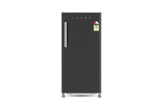 Lloyd Icecool Series 175 L Direct Cool Refrigerator 2 Star Stainless Steel | CoolSwitch Fast Cooling Technology