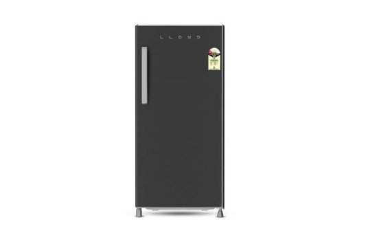 Lloyd Icecool Series 185 L Direct Cool Refrigerator 1 Star Stainless Steel | Copper Freeze Fast Cooling