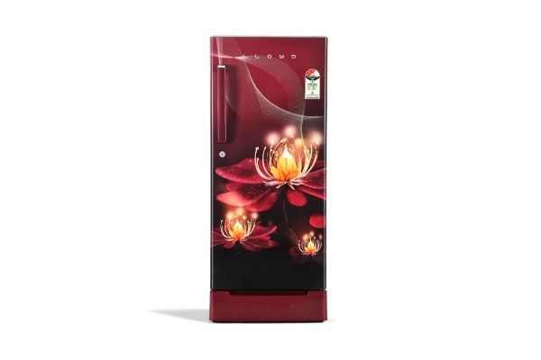 Lloyd Icecool Series 185 L Direct Cool Refrigerator 3 Star Night Petals Wine | Fast Cooling with Copper Freeze