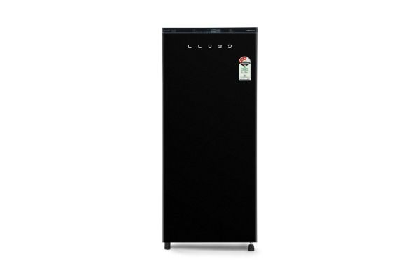 Lloyd Icecool Series 205 L Direct Cool Refrigerator 3 Star Glass Black | Inverter Smart Cooling