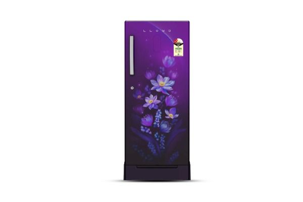 Lloyd Icecool Series 216 L Direct Cool Refrigerator 2 Star Ornate Purple | Copper Freeze Fast Cooling