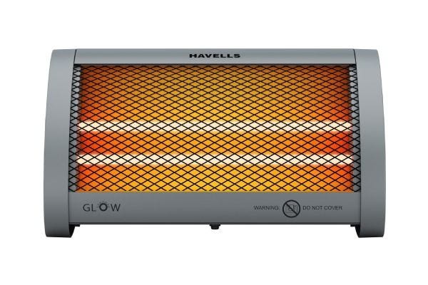 Havells Glow Quartz Infrared Room Heater GHRGHEKE080 800W | Dual Heat Setting with Tip-Over Safety
